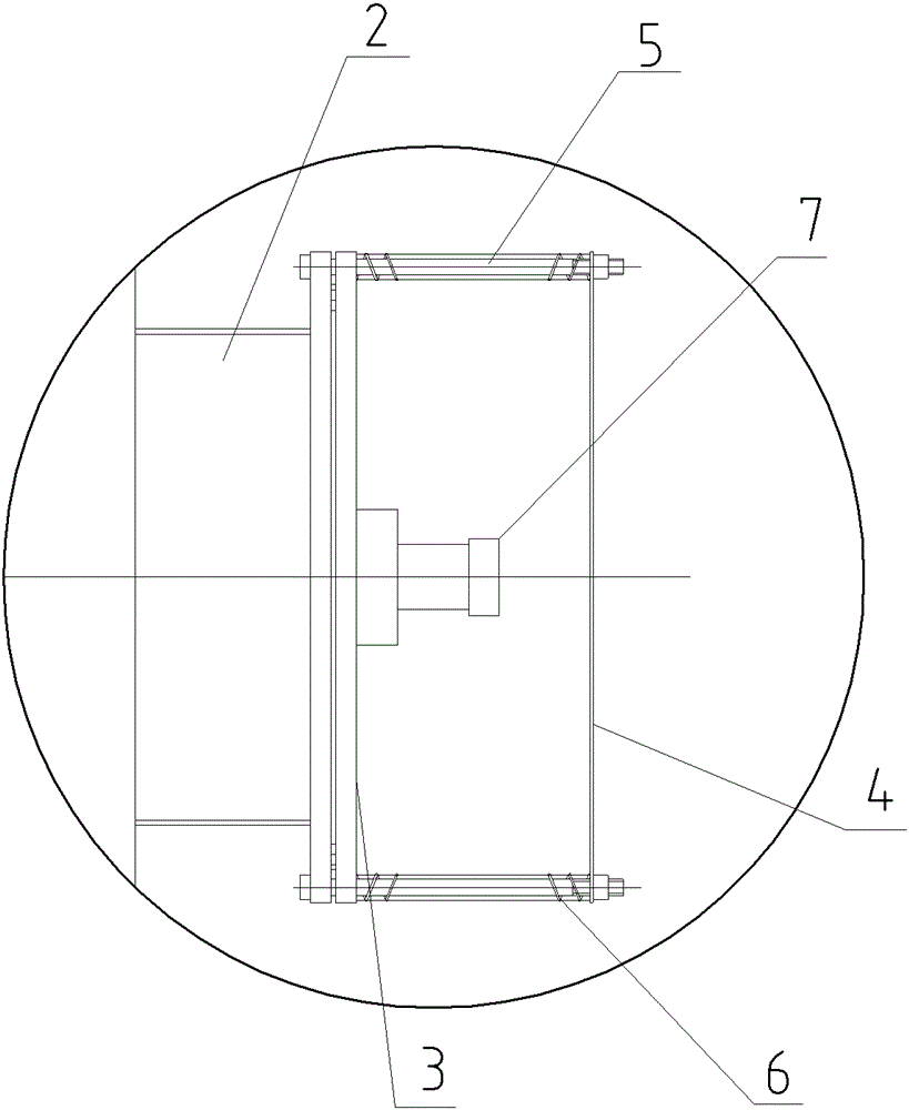 Explosion-proof door structure of oil-fired boiler