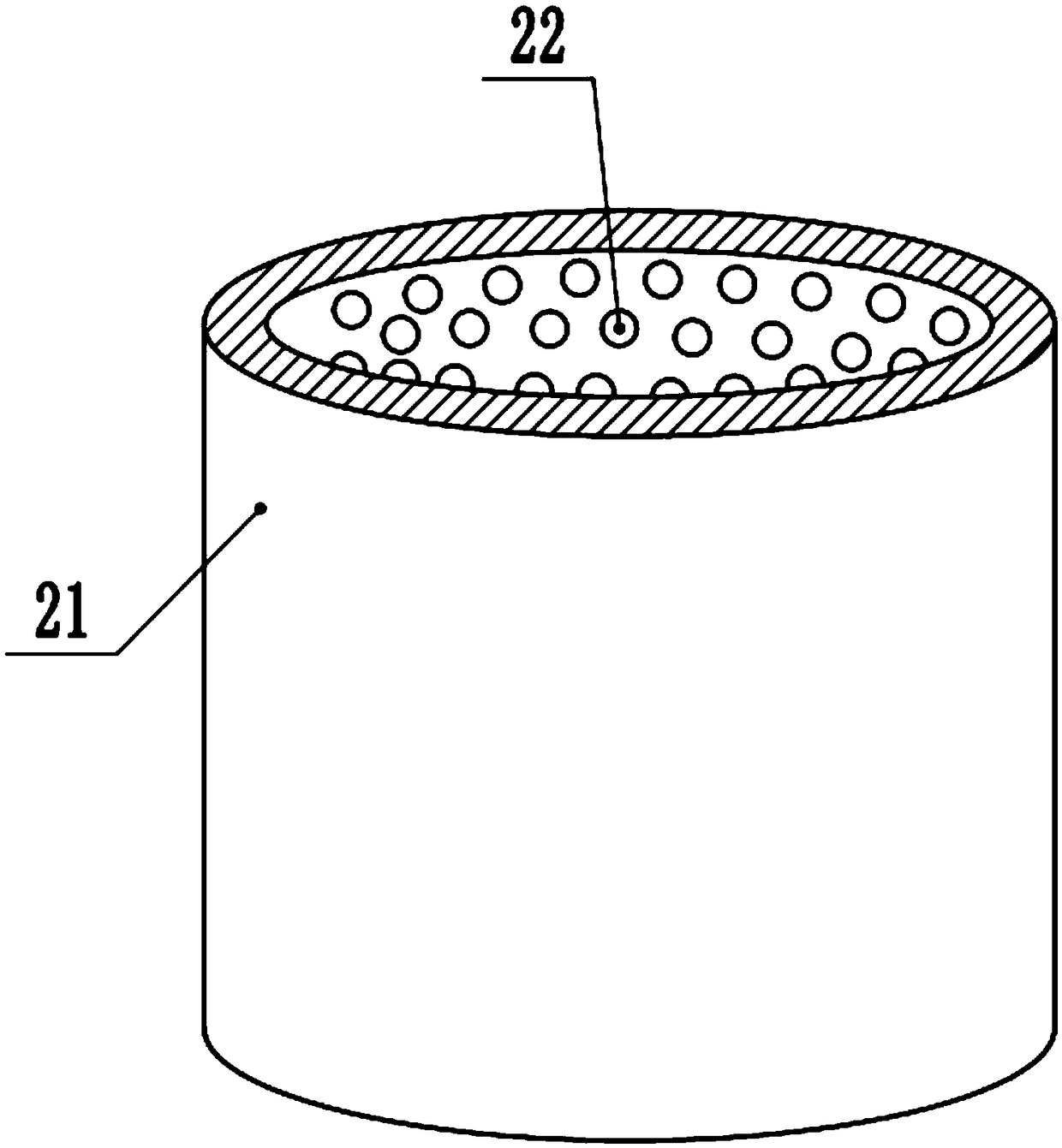 Cam type biological plant oil mixing and homogenizing device