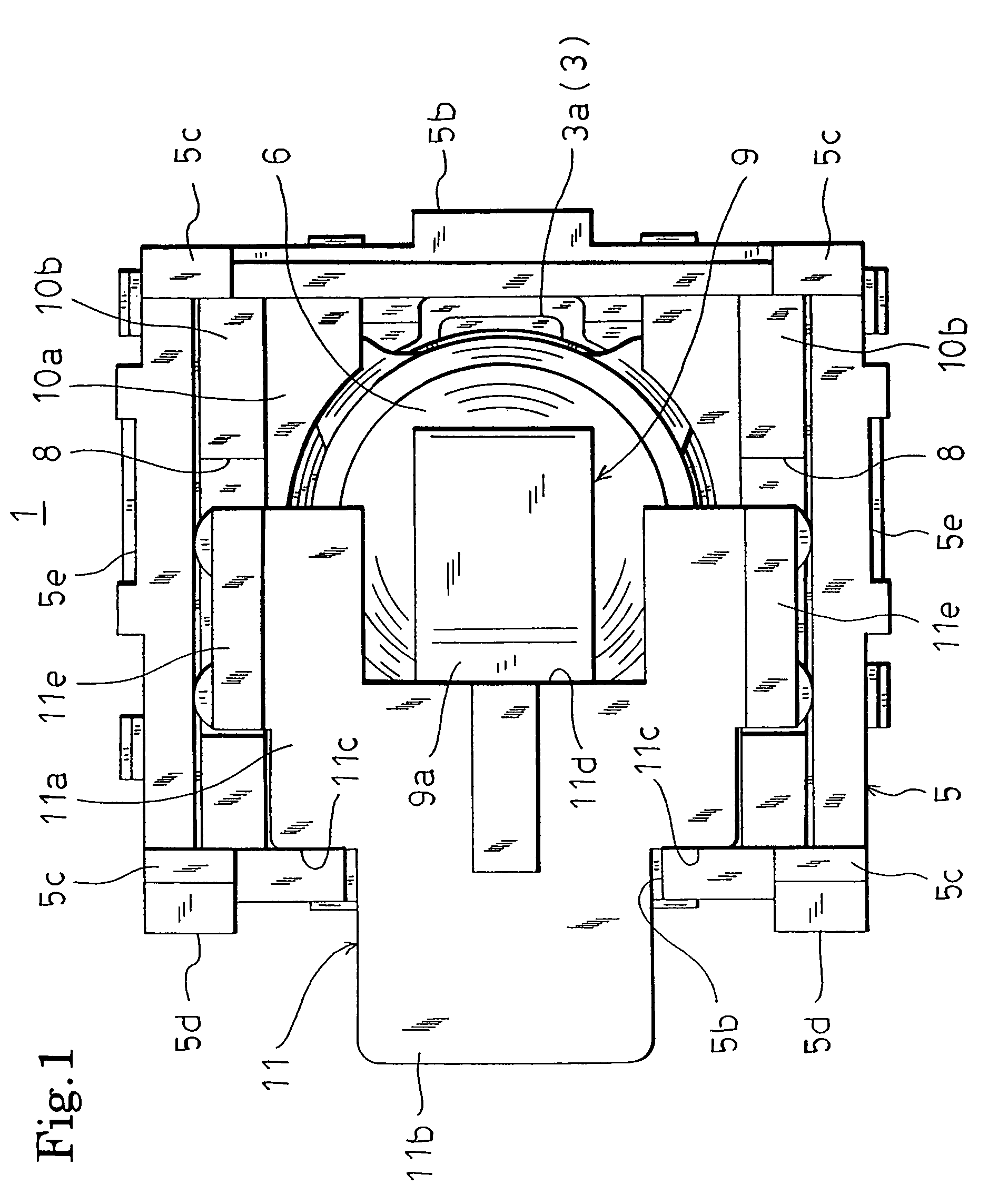 Lateral pushing type push switch