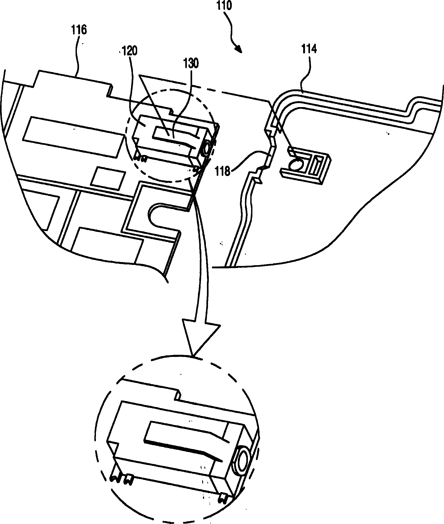 Static removing structure of mobile communication terminal