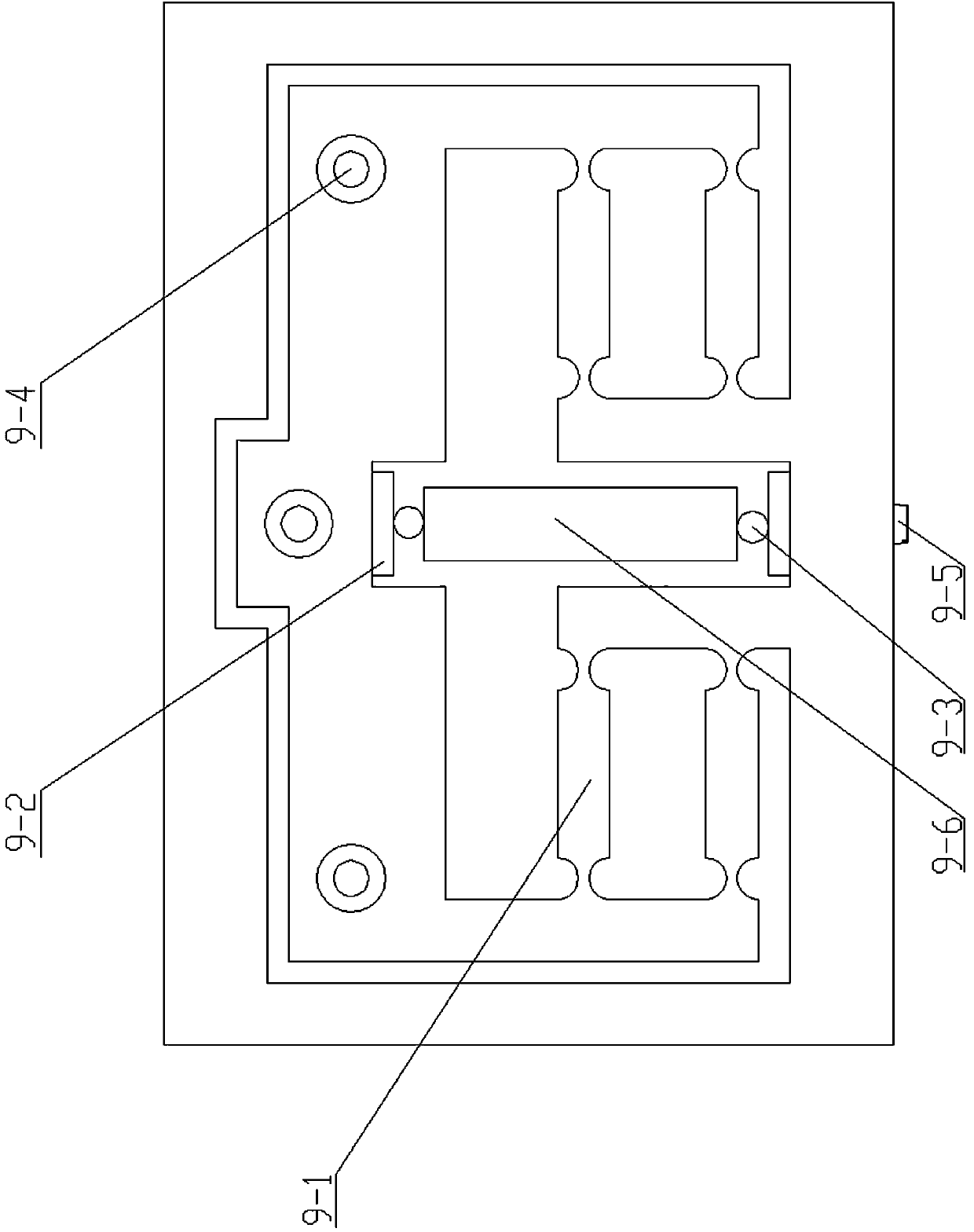 Micro component extension test device