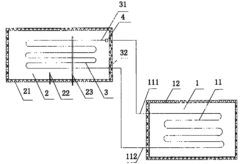 Wall-hung solar water heater