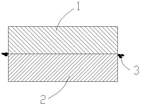 Copper-aluminum connecting piece face-face penetrating fusion welding technique and preparation method