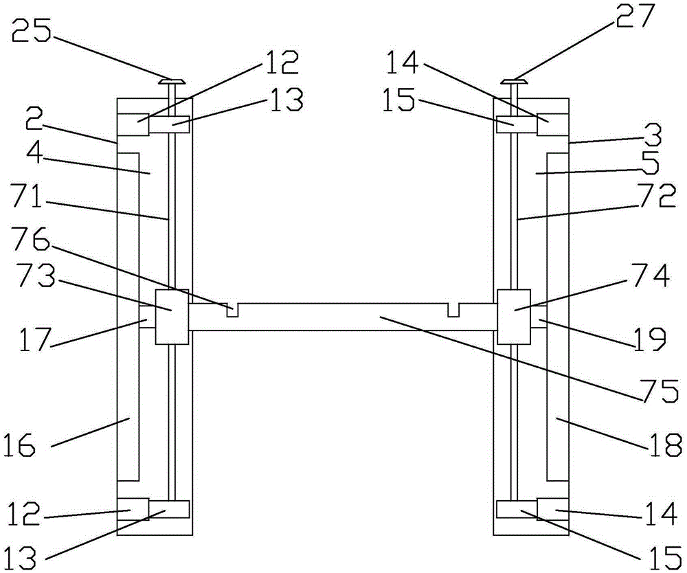 Wafer mounting and lifting conveying device of graphite boat