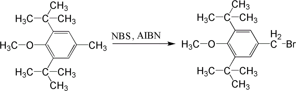 A kind of pentaerythritol ester antioxidant compound containing two functional groups and its synthesis method