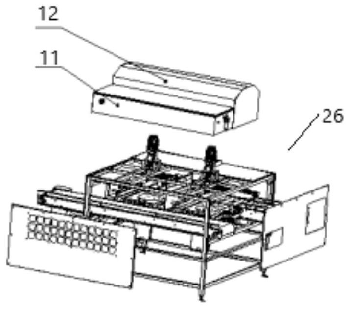 Equipment for spin-drying surface moisture of cleaned circulation box in food enterprise