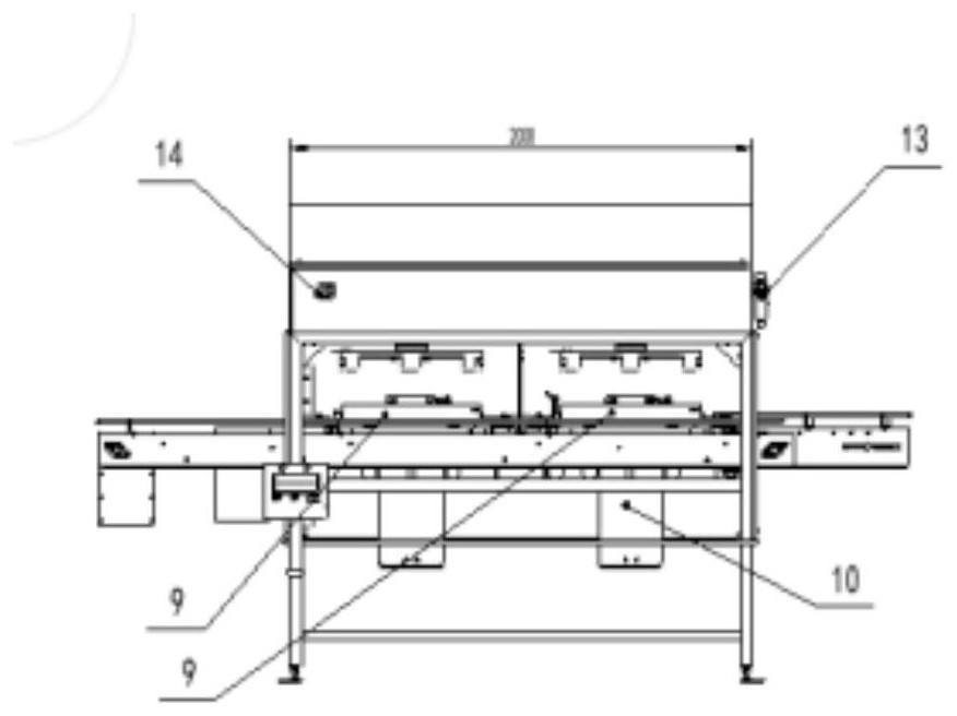 Equipment for spin-drying surface moisture of cleaned circulation box in food enterprise