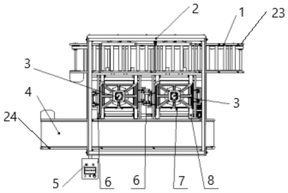 Equipment for spin-drying surface moisture of cleaned circulation box in food enterprise