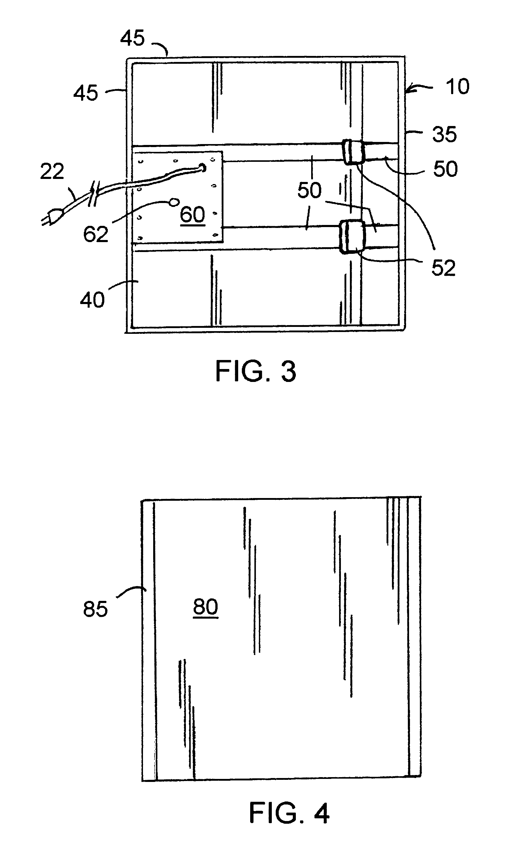 Light with flexible reflector and clear support