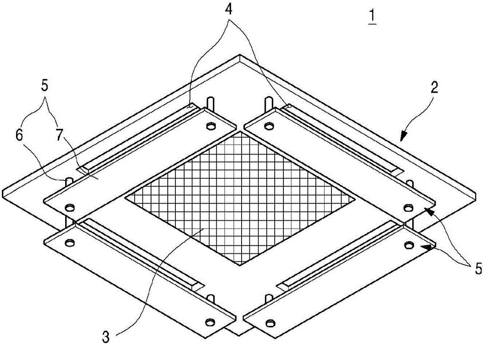 Indoor device for air conditioner having wind visors