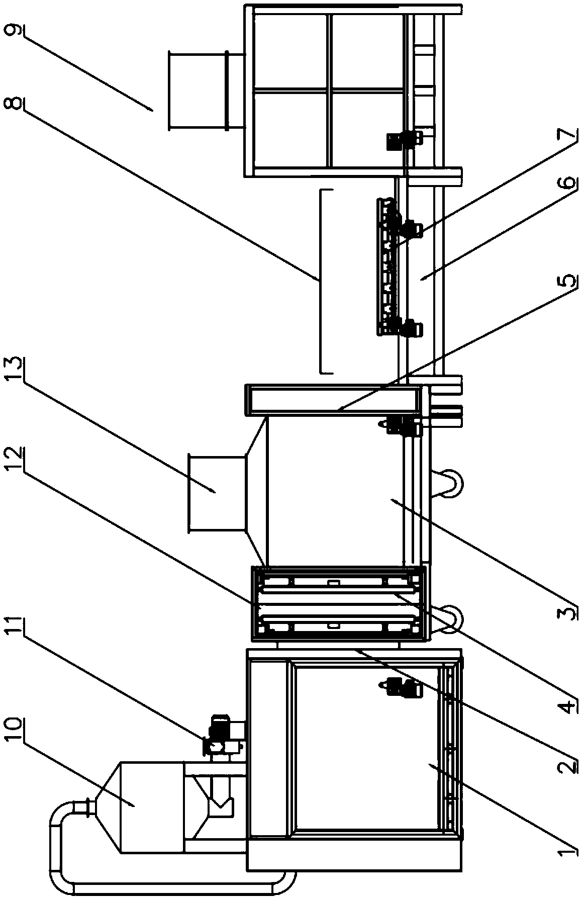 Rhythmic vacuum purification nitrogen protection brazing furnace