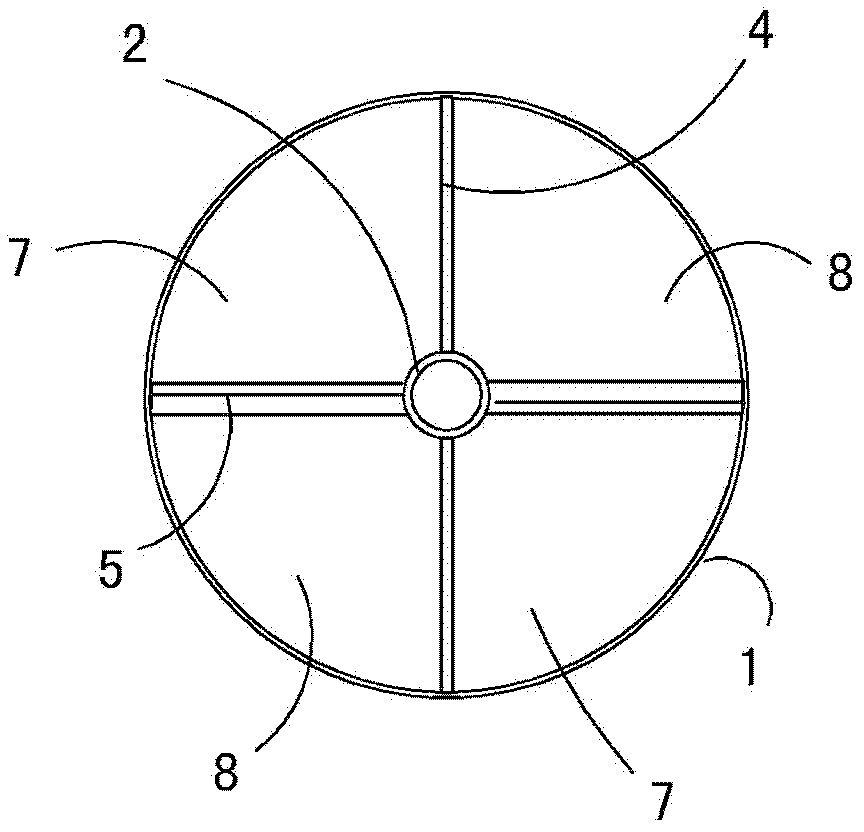 Slag salvaging cylindrical drill for drilled pile