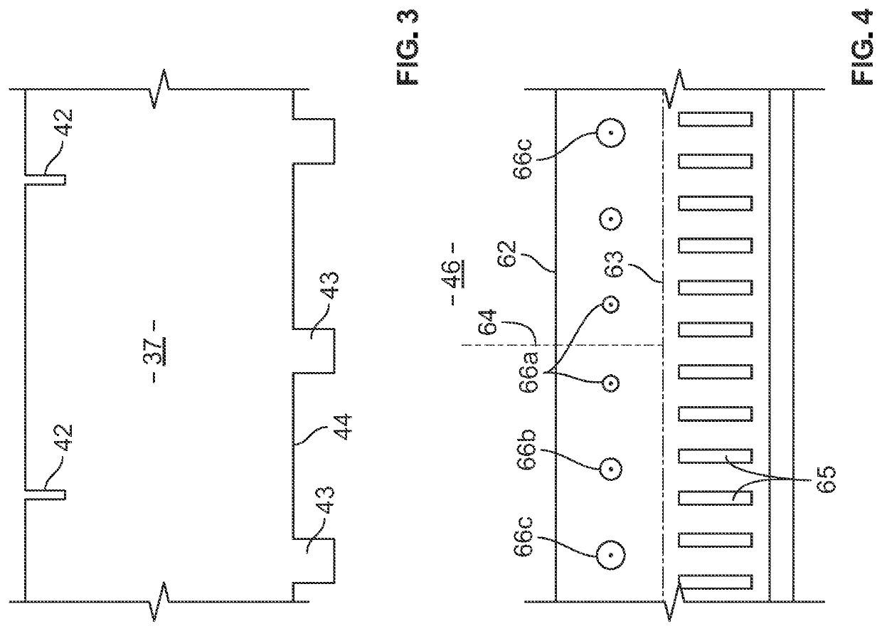 Pool gutter and air exhaust assembly