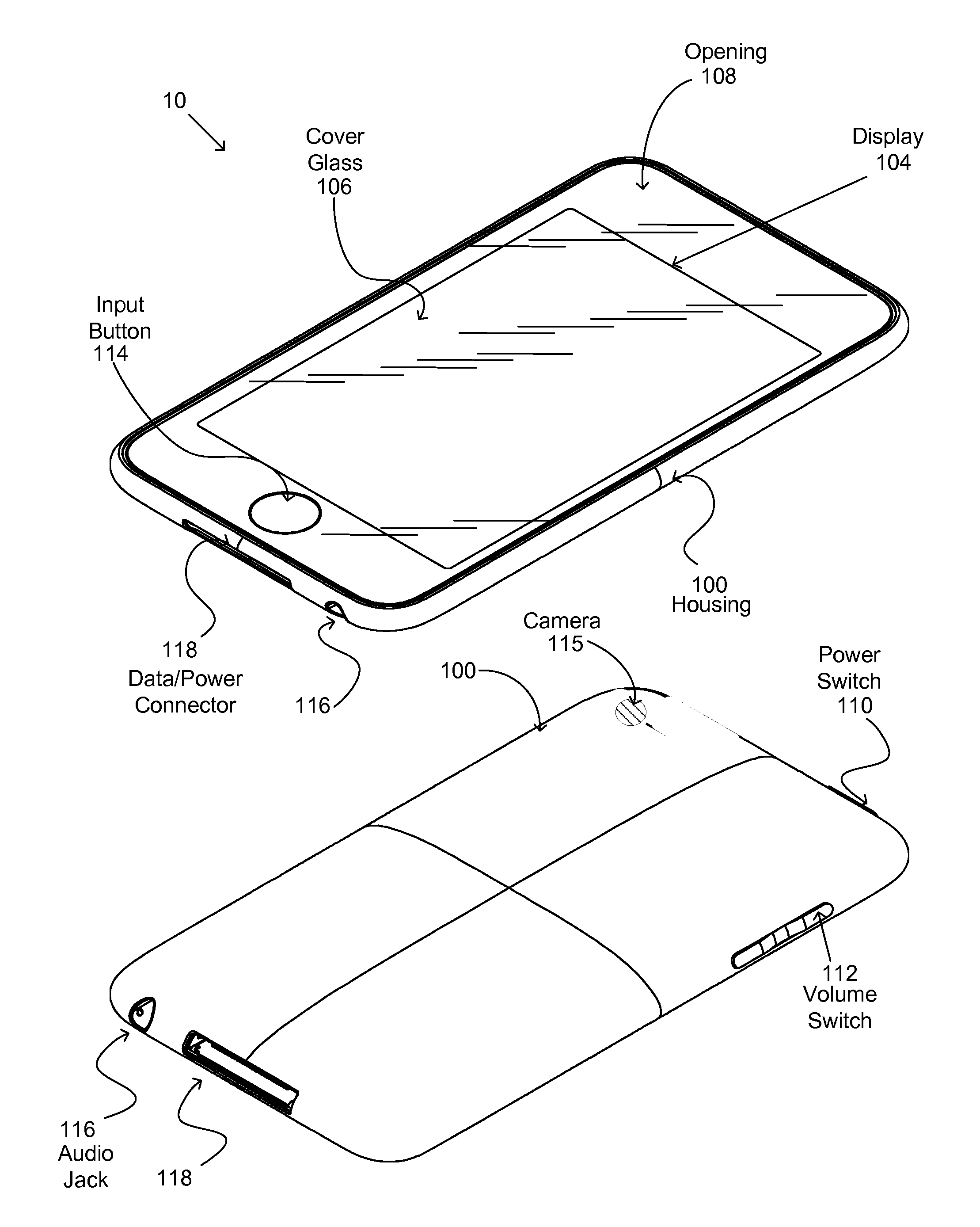 Internal frame optimized for stiffness and heat transfer