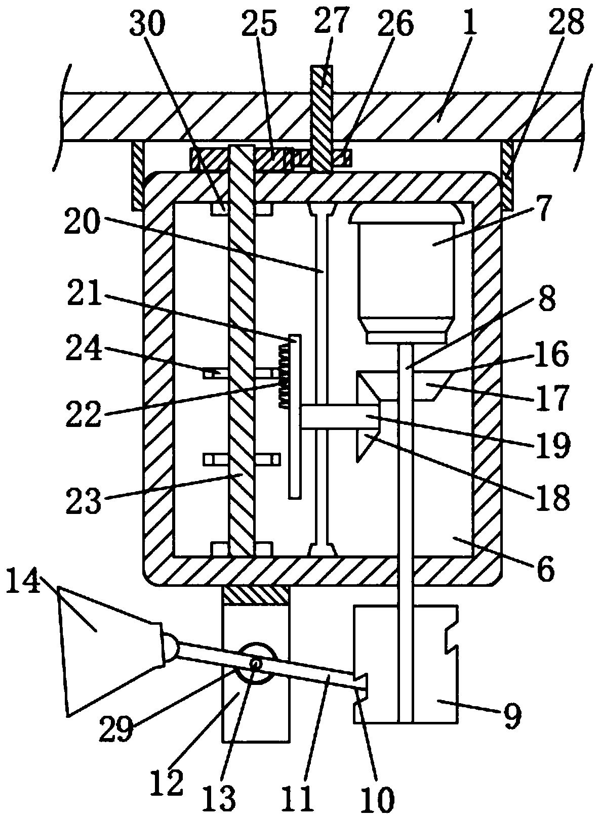 Novel instrument cleaning and disinfecting device for supply room nursing