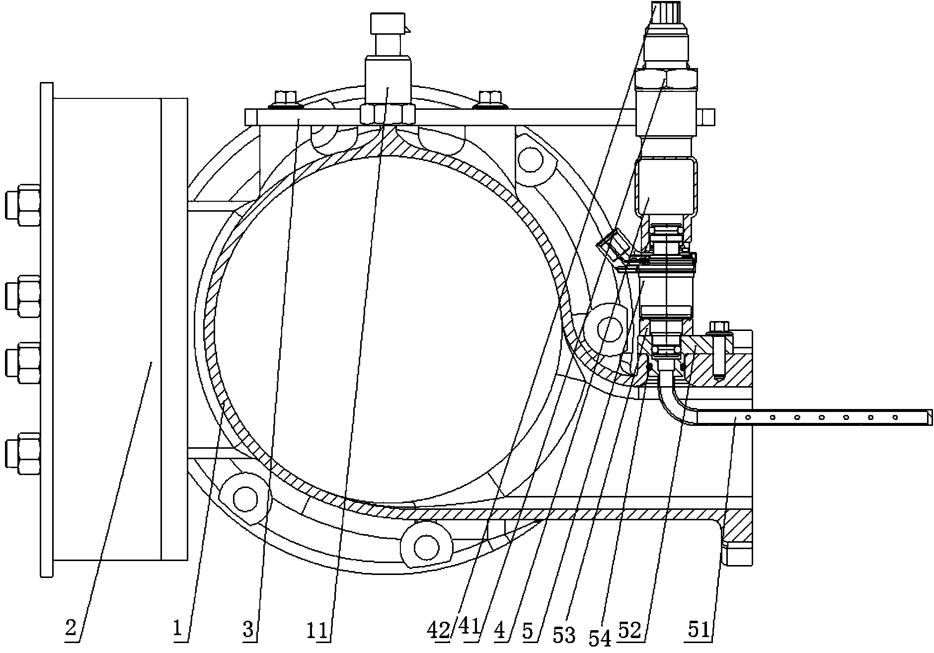 Fuel gas supply system of double-fuel diesel engine