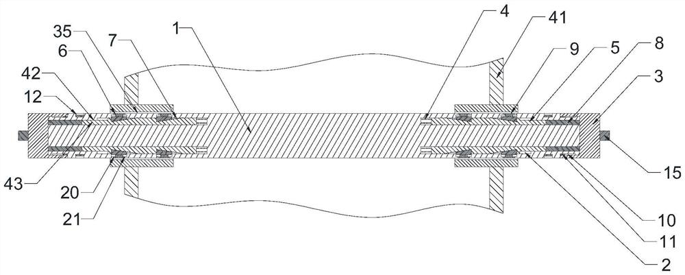 Linkage shaft for cable reel and cable unfolding and lifting device