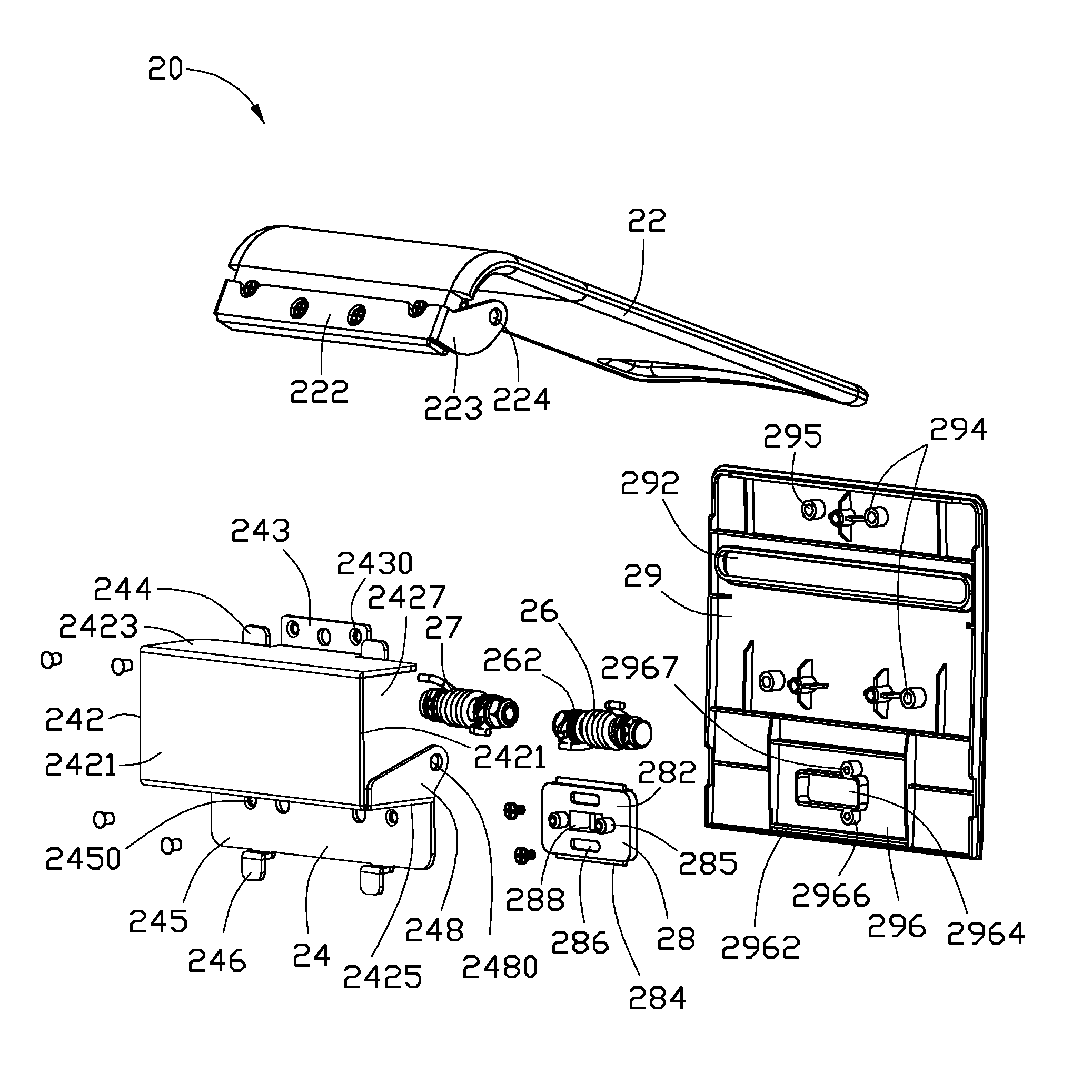 Electronic device with supporting apparatus