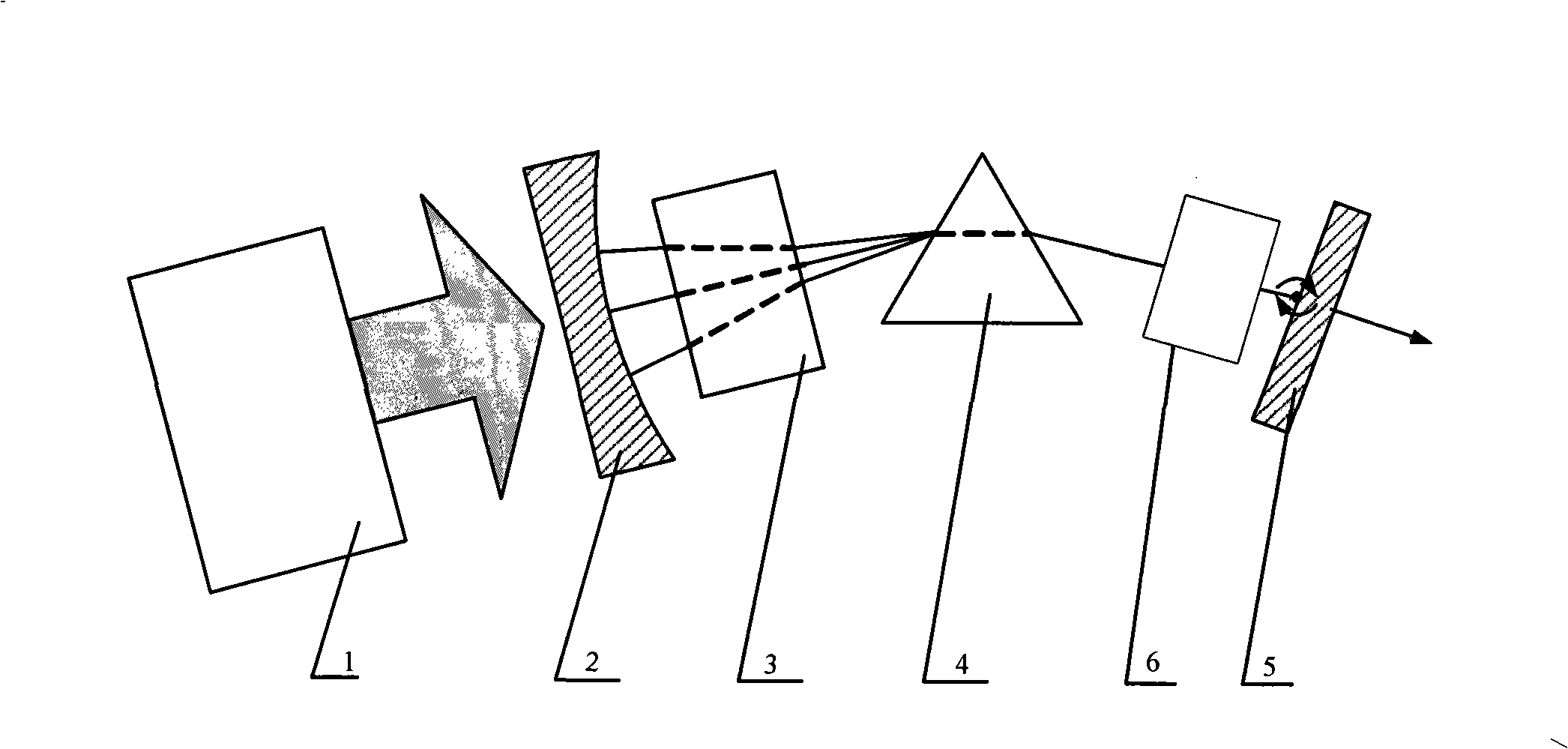 Wideband adjustable laser in shape of batten