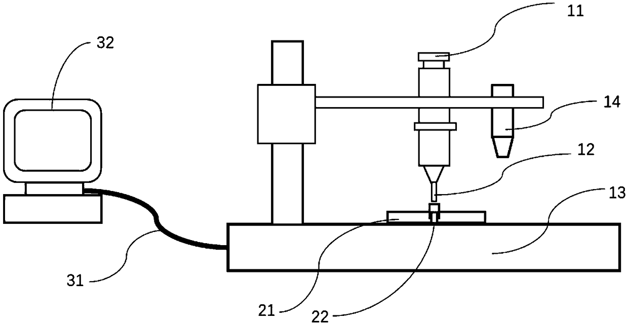 Video-assisted glue dispensing method for LC optical fiber connector