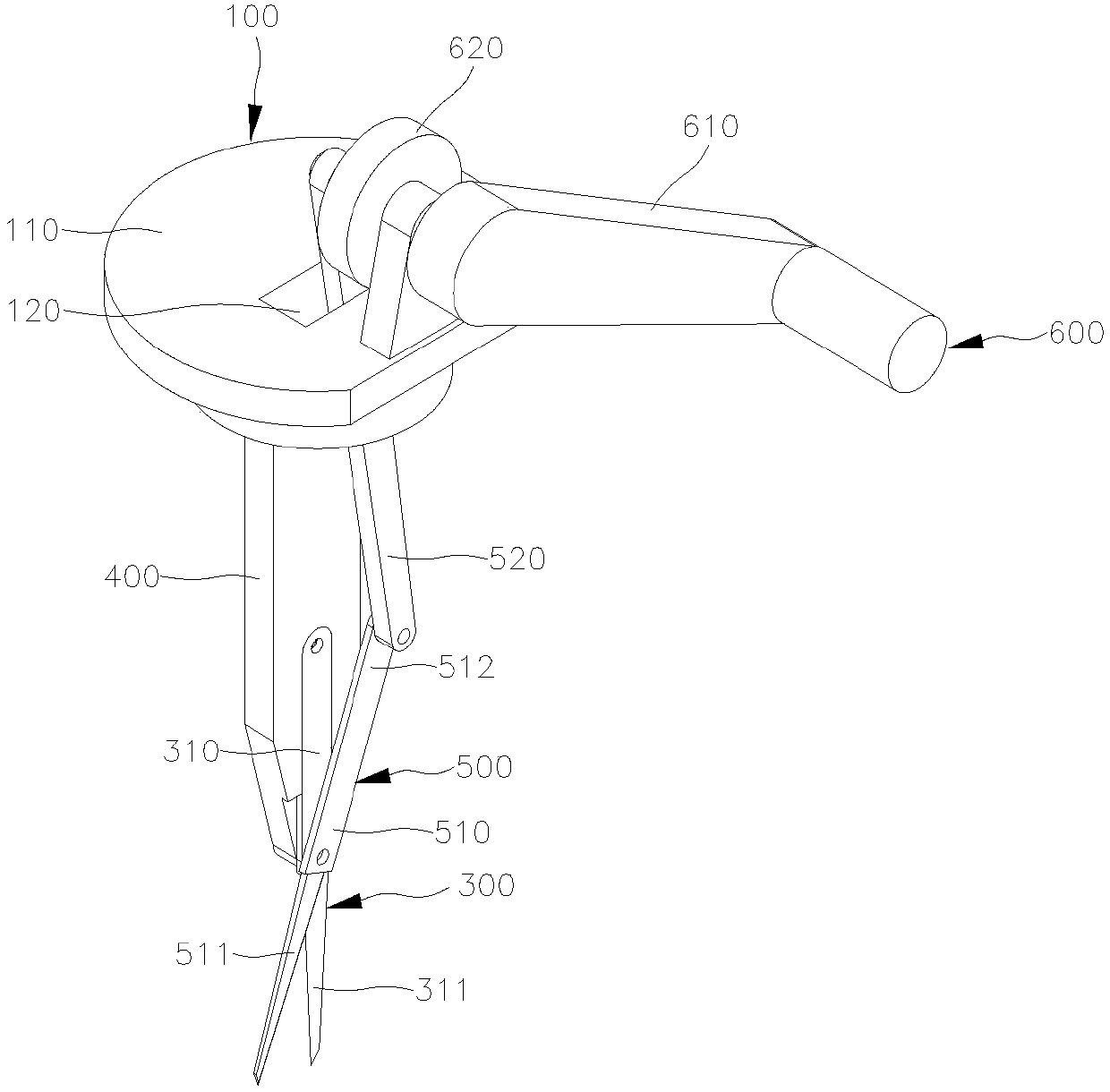 Tissue shearing method and device, application of shearing method