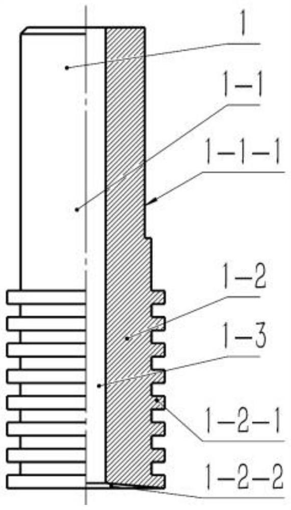 A deformation-driven solid-phase extrusion device and a method for preparing alloy rods in one step using the device