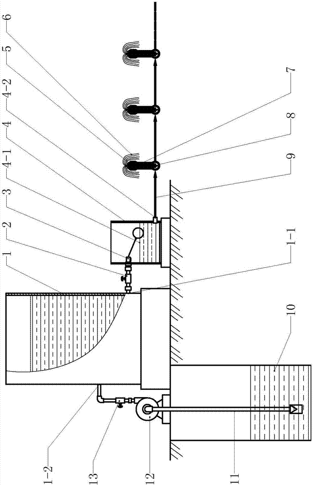 Zero-pressure drip irrigation system