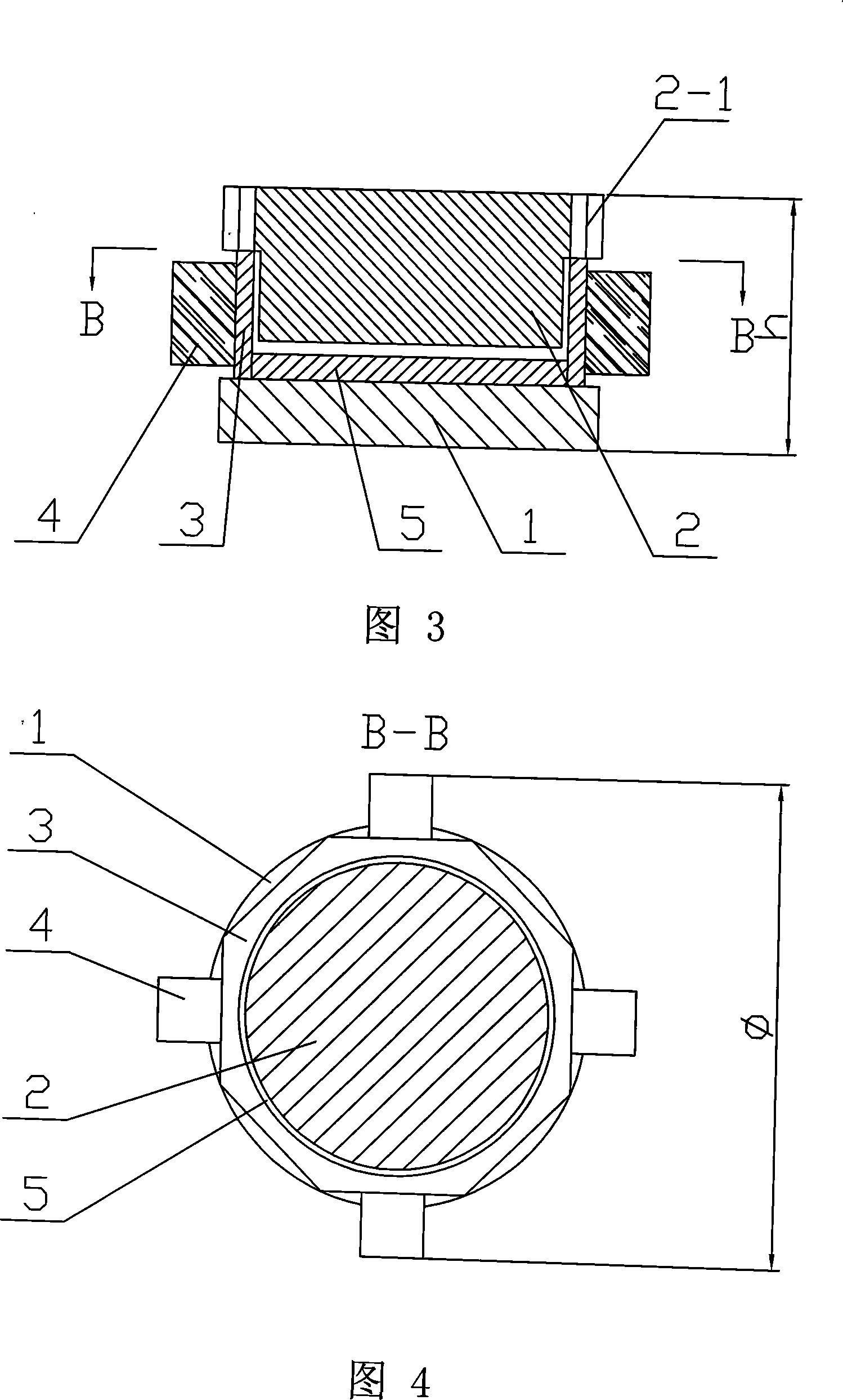 Pre-pressure device of magnetic force pressure enforcement and micro bending ultrasonic electromotor based on this device