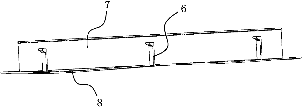 Door type fixture for assisting in cross welding of girder and framework material