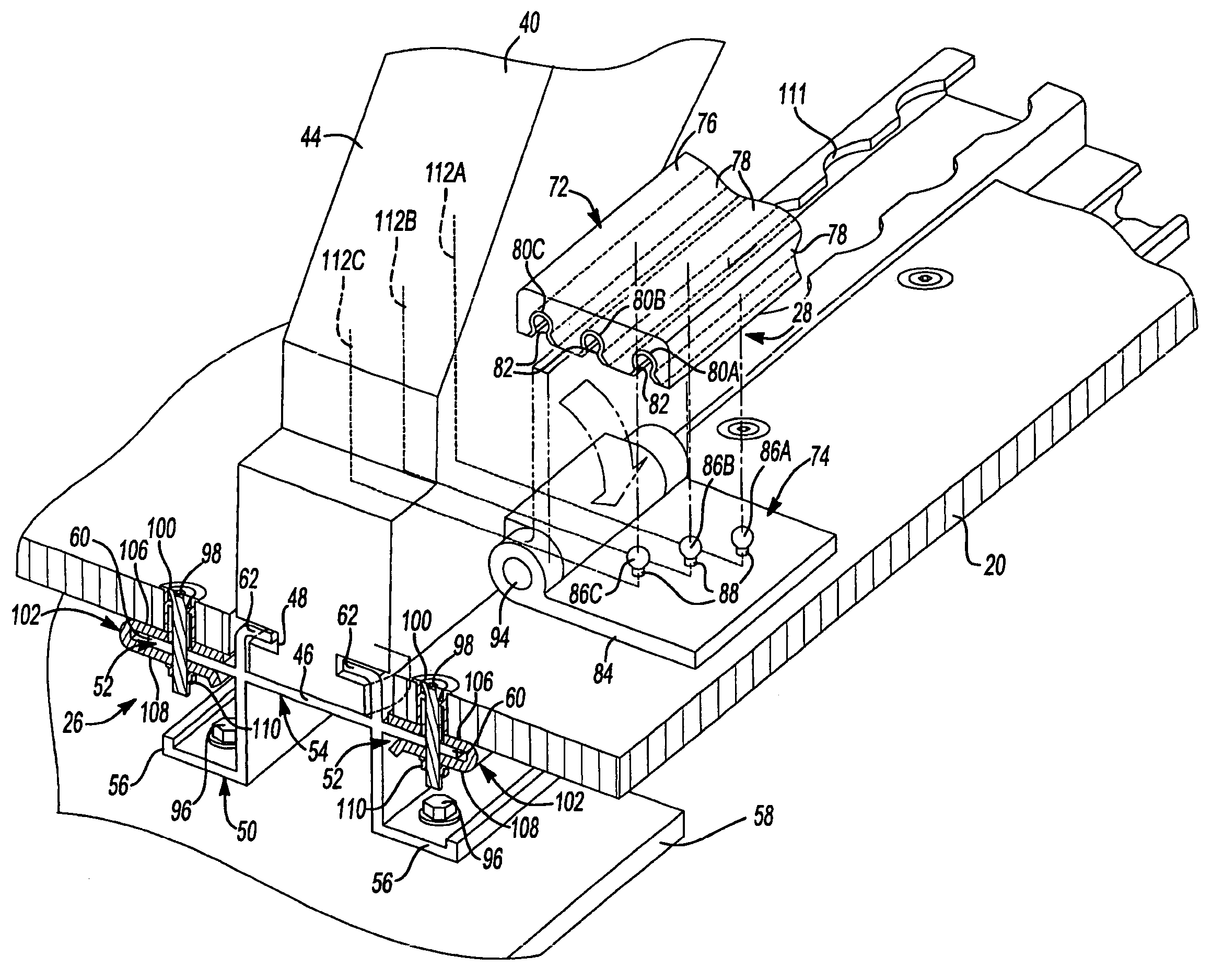 Power strip for seats