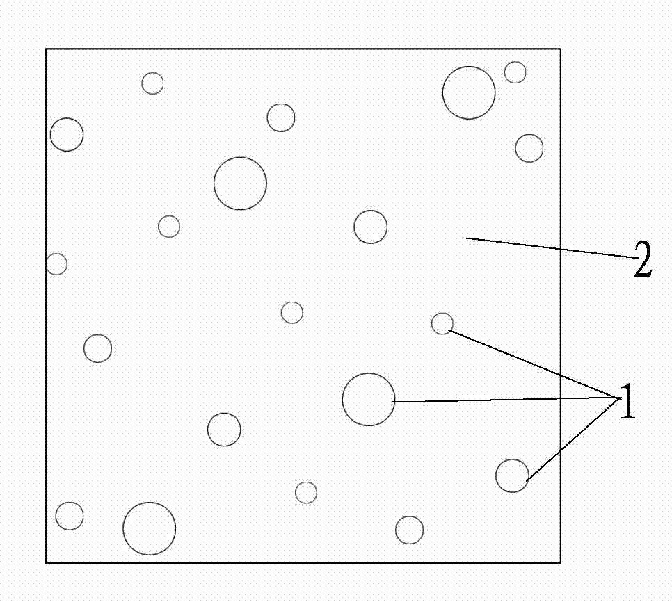 Cement brick with embedded metal balls and manufacture method thereof