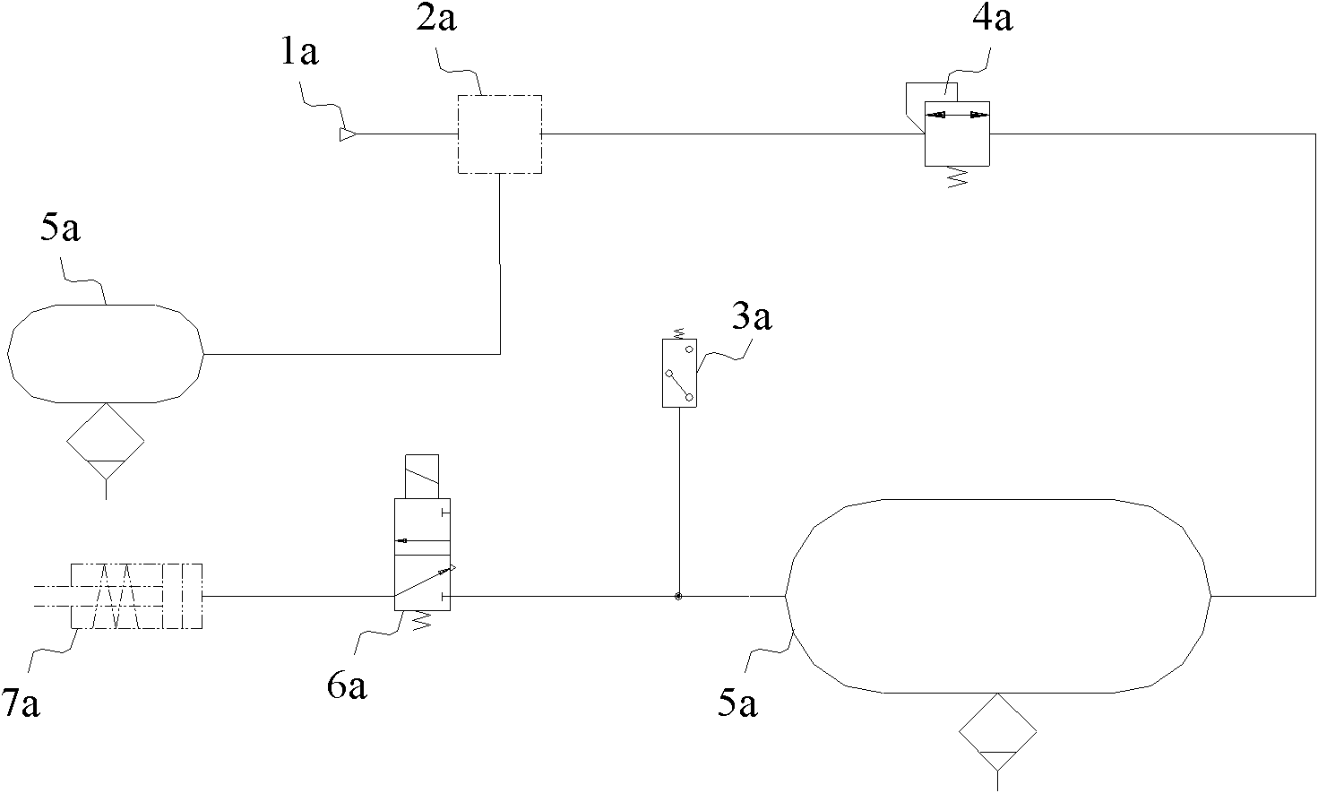 Wheeled crane and chassis hydraulic control system thereof