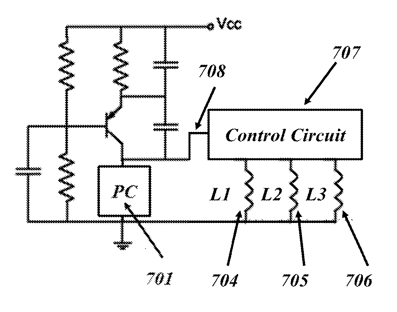 Tunable photocapacitive optical radiation sensor enabled radio transmitter and applications thereof