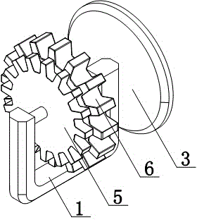 Hand-operated driving gear mechanism