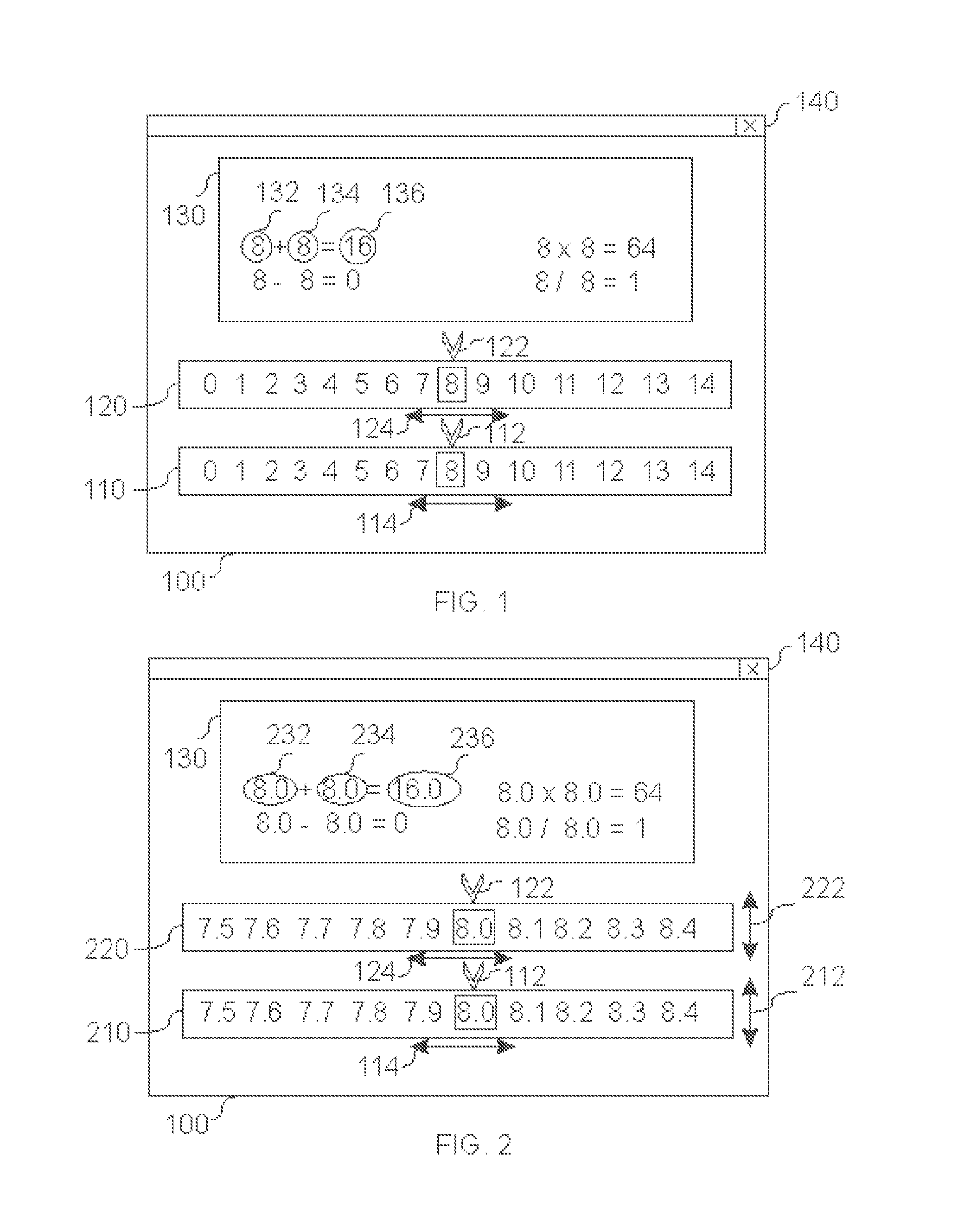 Method for providing operands for a mathematical operation in a calculator device