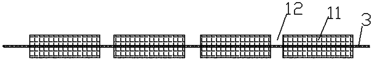 Preparation process of a flexible bullet-proof and stab-proof structure