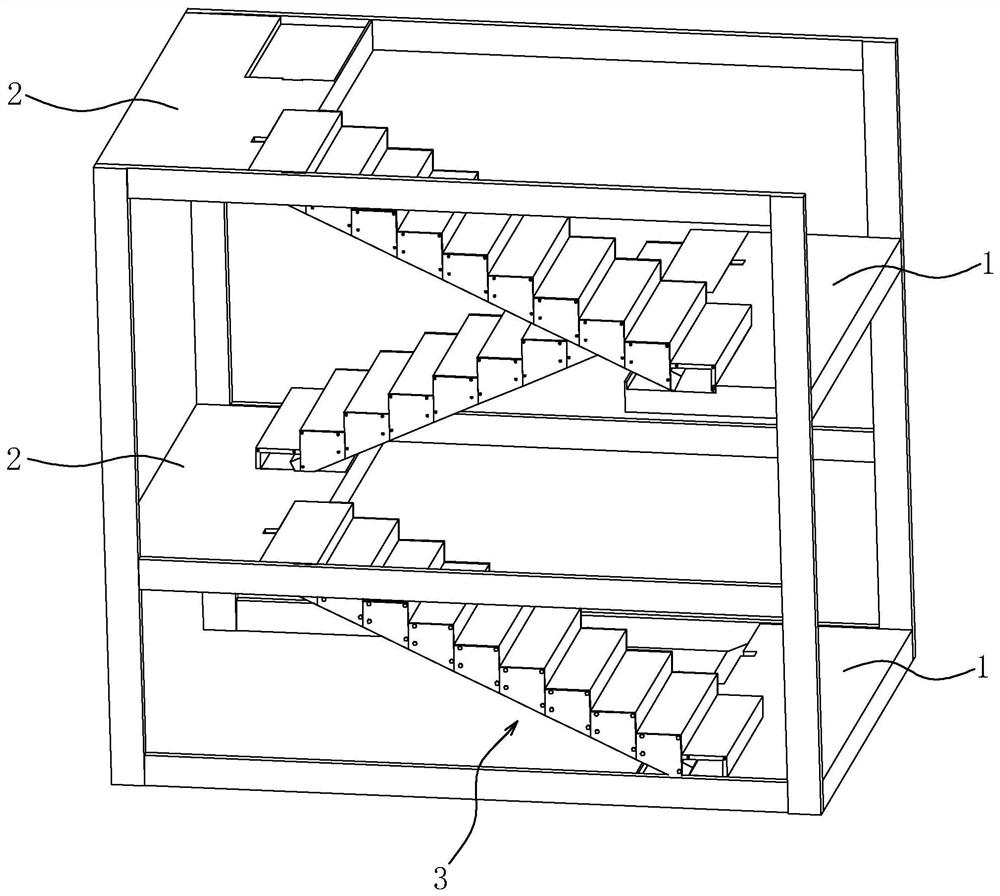 Prefabricated building structure and construction method