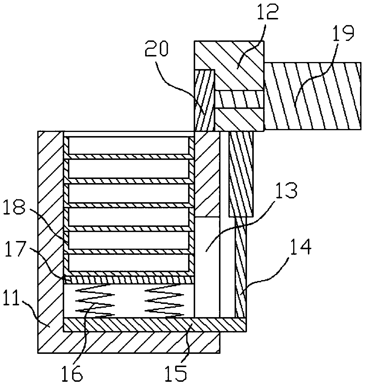 An automatic cartoning machine that can prevent apples from being broken