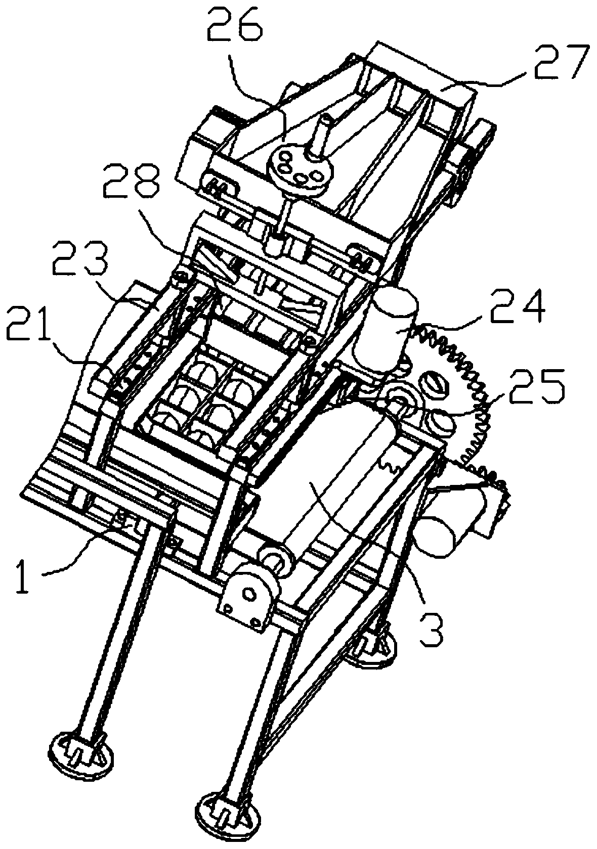 An automatic cartoning machine that can prevent apples from being broken