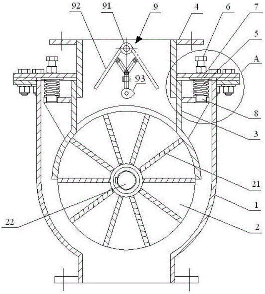 Star type feeding valve