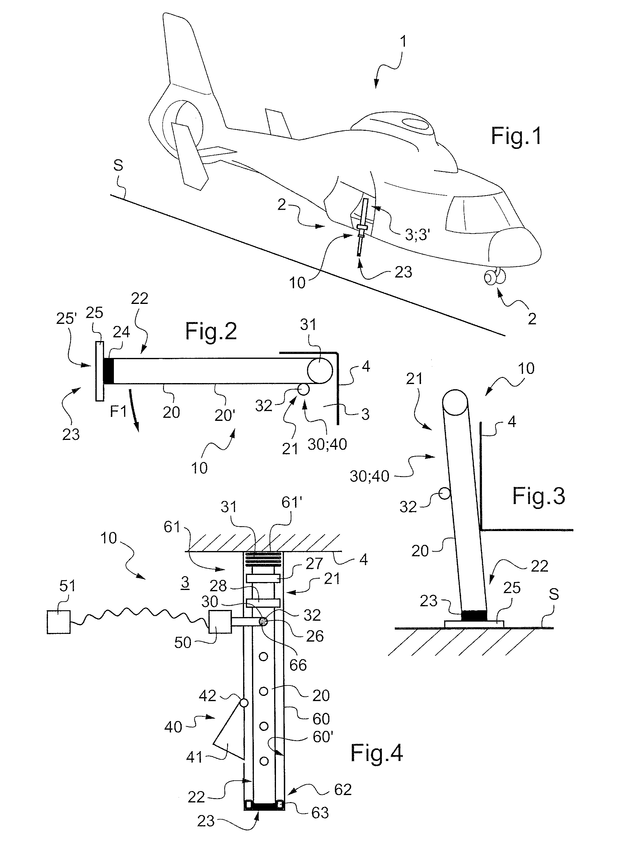 Rotary wing aircraft provided with an emergency undercarriage