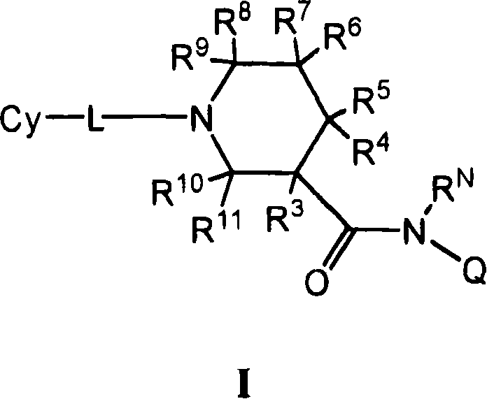 N-substituted piperidines and their use as pharmaceuticals