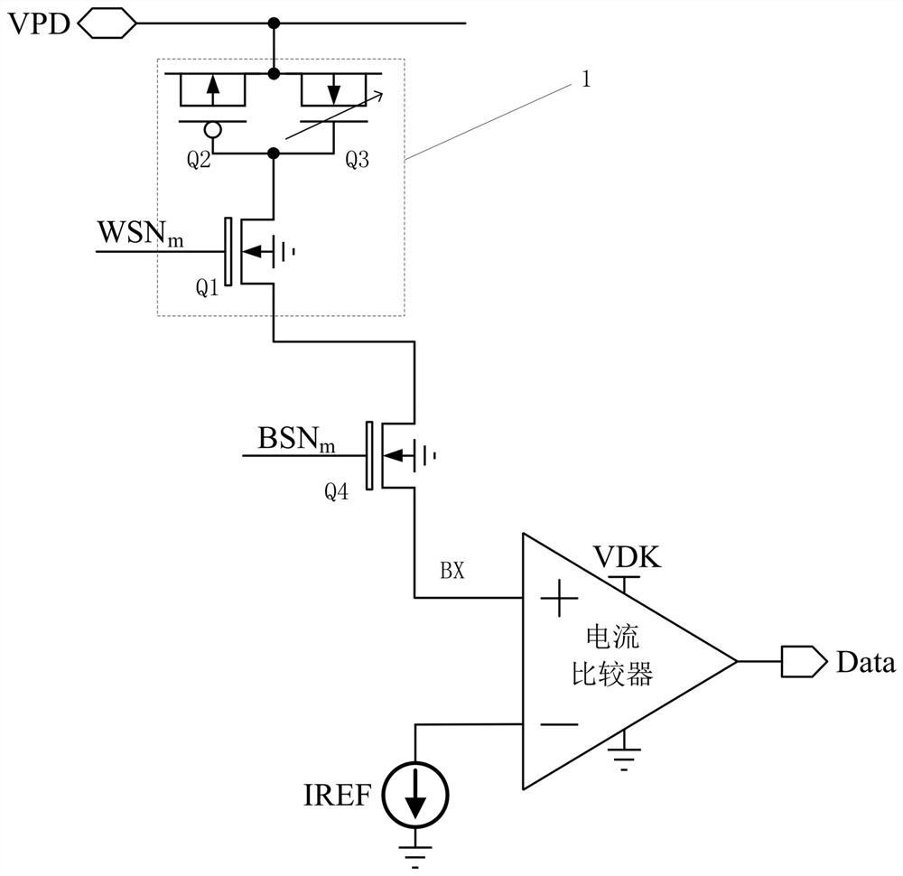 An antifuse memory unit and its data read and write circuit