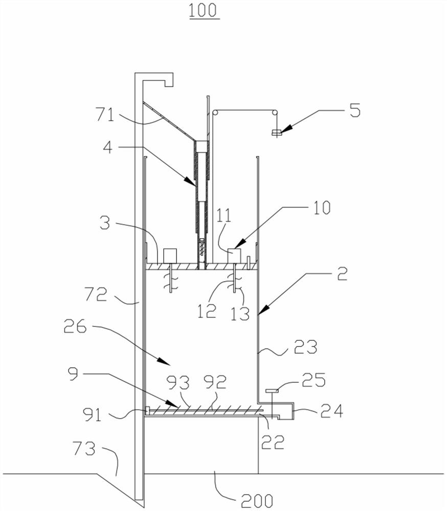 Continuous feeding and taking fermentation device