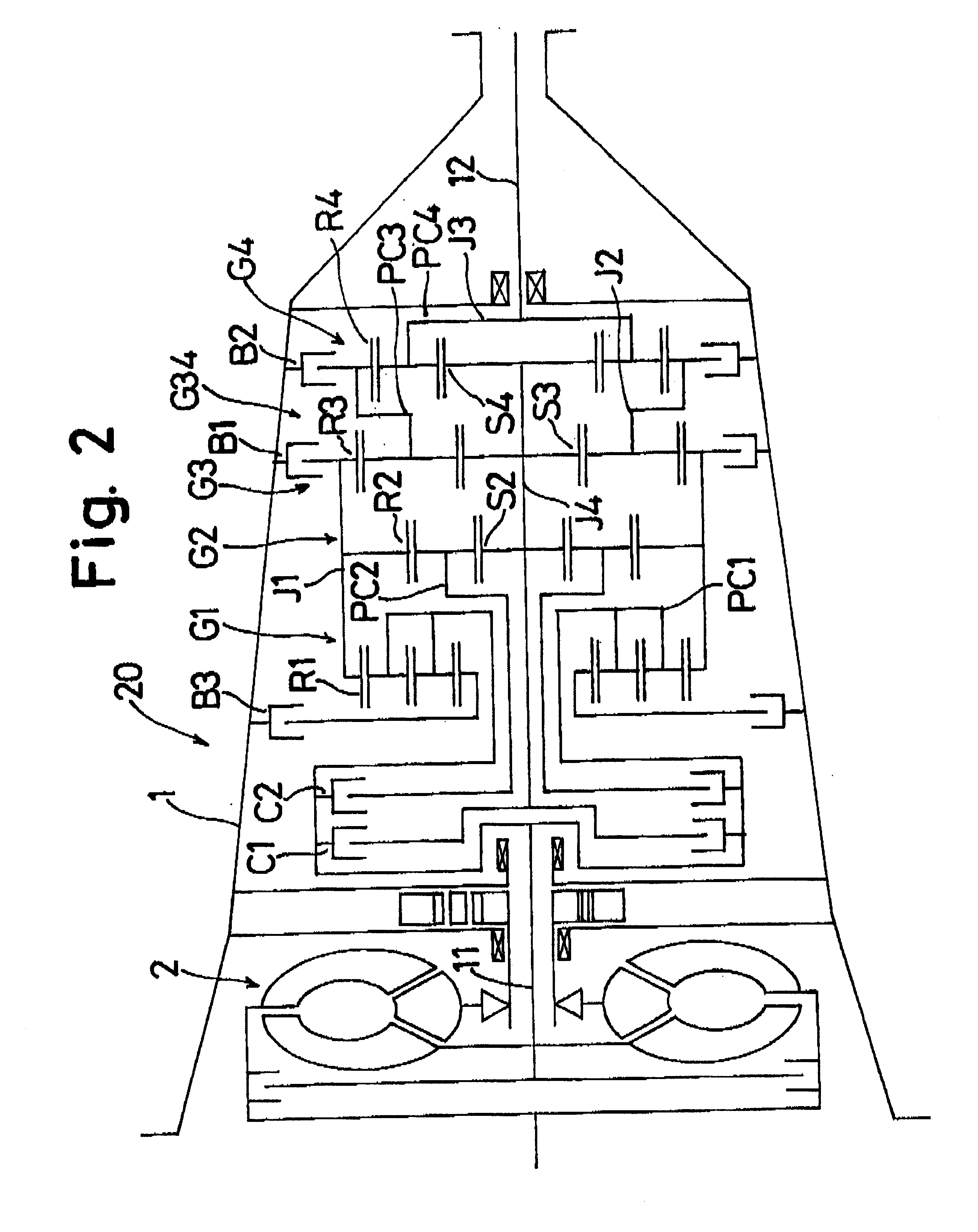 Automatic transmission for vehicles