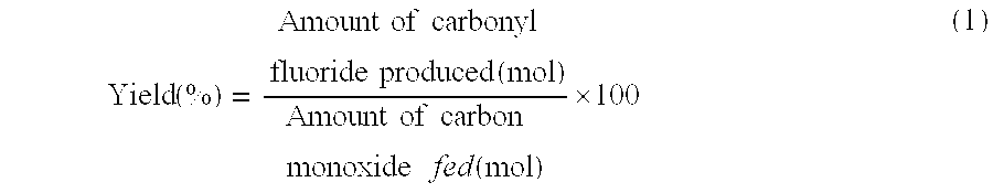 Process for producing carbonyl fluoride