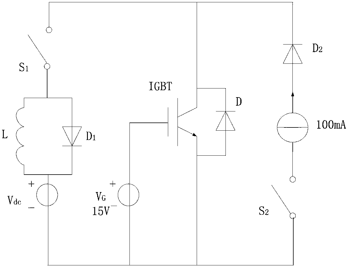 Method for constructing state evaluation and remaining life prediction model of IGBT module