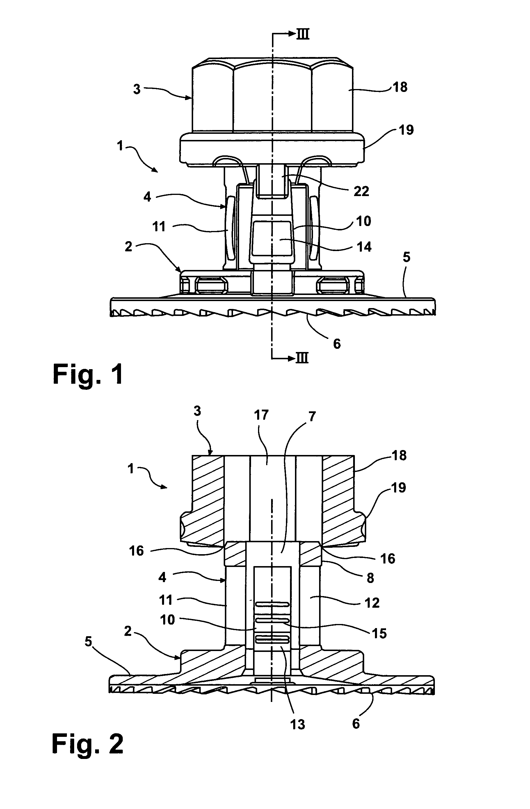 Fastener for application to a threaded stud