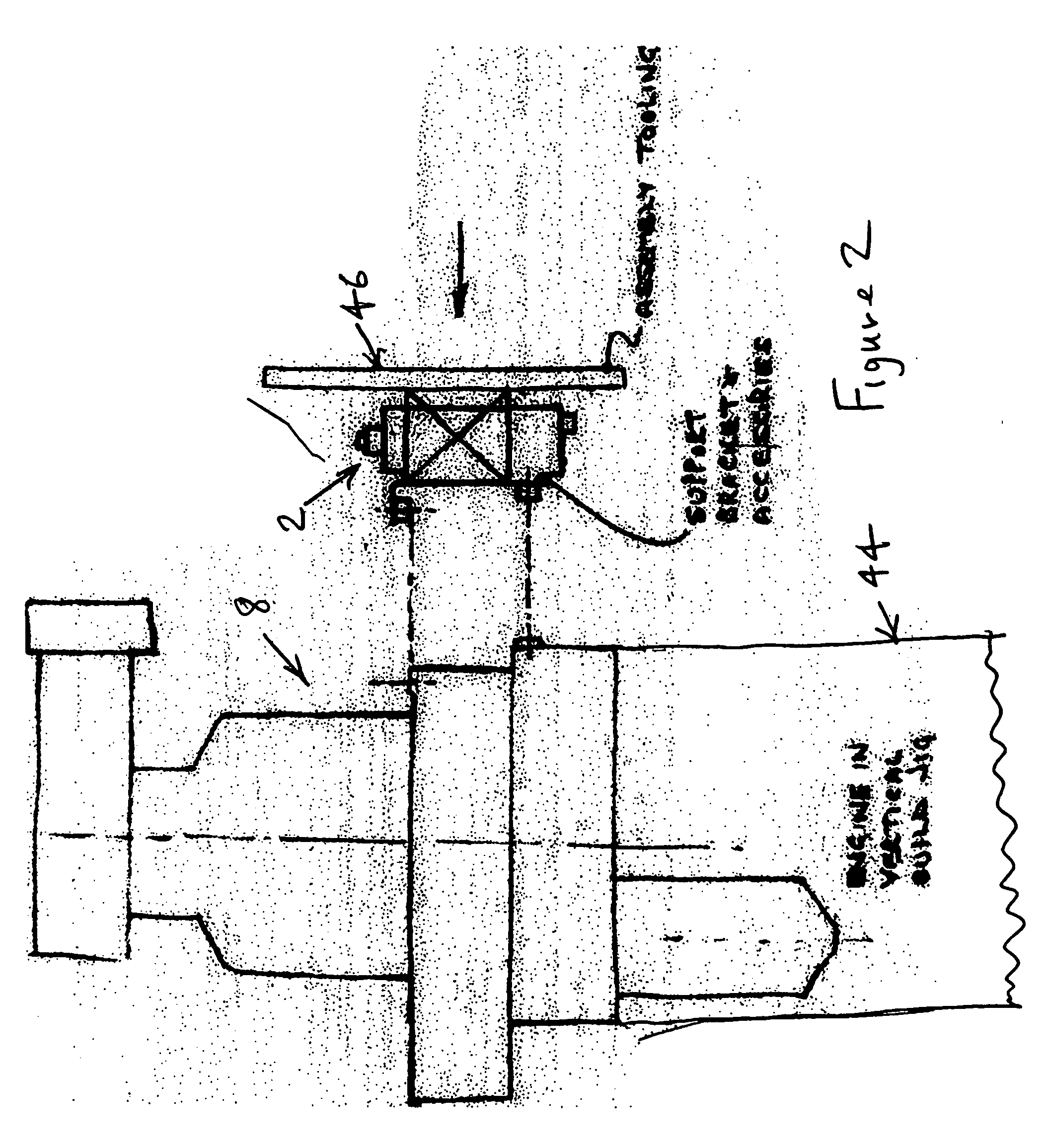 Modular LRU accessory mounting substrate for auxiliary power unit