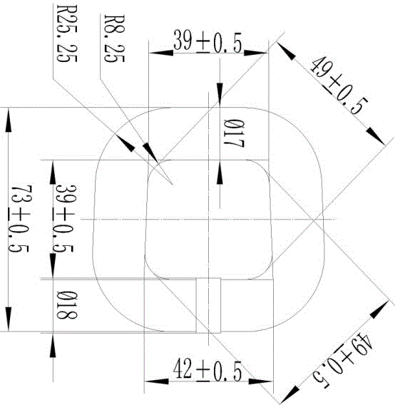 High-strength trapezoid chain and manufacturing method thereof